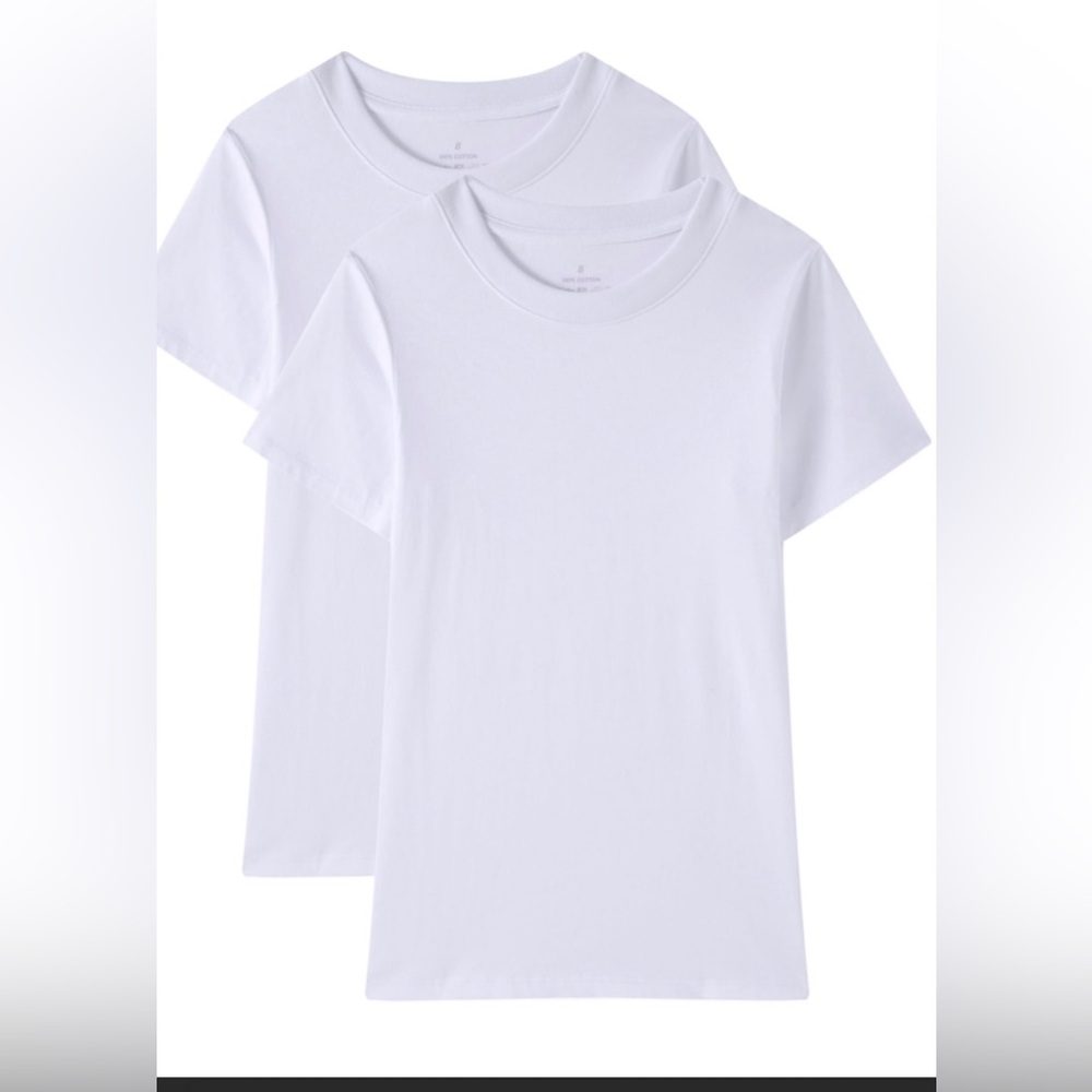 Kids White T-Shirt Set size 12